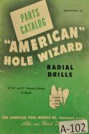 American-American Hole Wizard 13\", 14\", 15\", 17\" Parts Manual 32 Speed-13-13\"-14-14\"-15-15\"-17-17\"-Hole Wizard -01